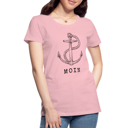 Frauen Premium T-Shirt - Moin - Hellrosa