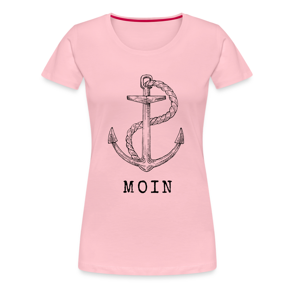 Frauen Premium T-Shirt - Moin - Hellrosa