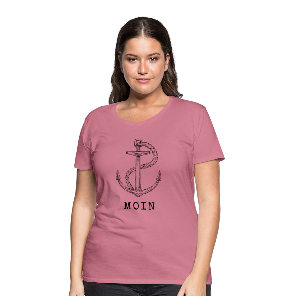 Frauen Premium T-Shirt - Moin - Malve