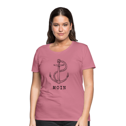 Frauen Premium T-Shirt - Moin - Malve