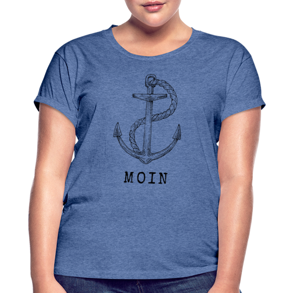 Frauen Oversize T-Shirt - Moin - Denim meliert