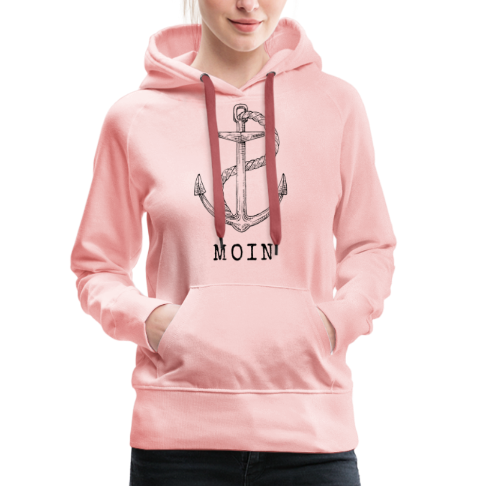 Frauen Premium Hoodie - Moin - Kristallrosa