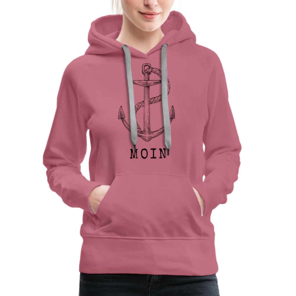 Frauen Premium Hoodie - Moin - Malve