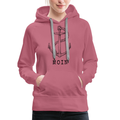 Frauen Premium Hoodie - Moin - Malve