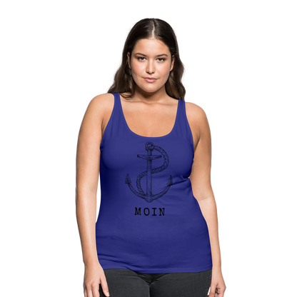 Frauen Premium Tank Top - Moin - Königsblau