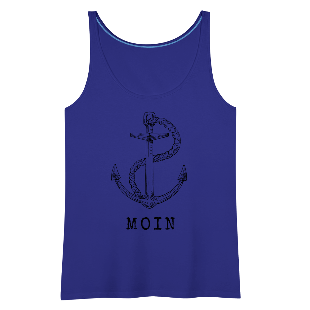 Frauen Premium Tank Top - Moin - Königsblau