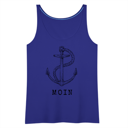 Frauen Premium Tank Top - Moin - Königsblau