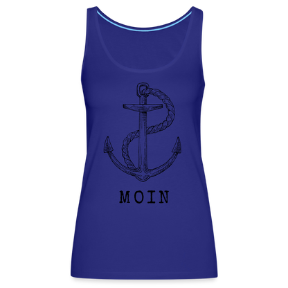 Frauen Premium Tank Top - Moin - Königsblau