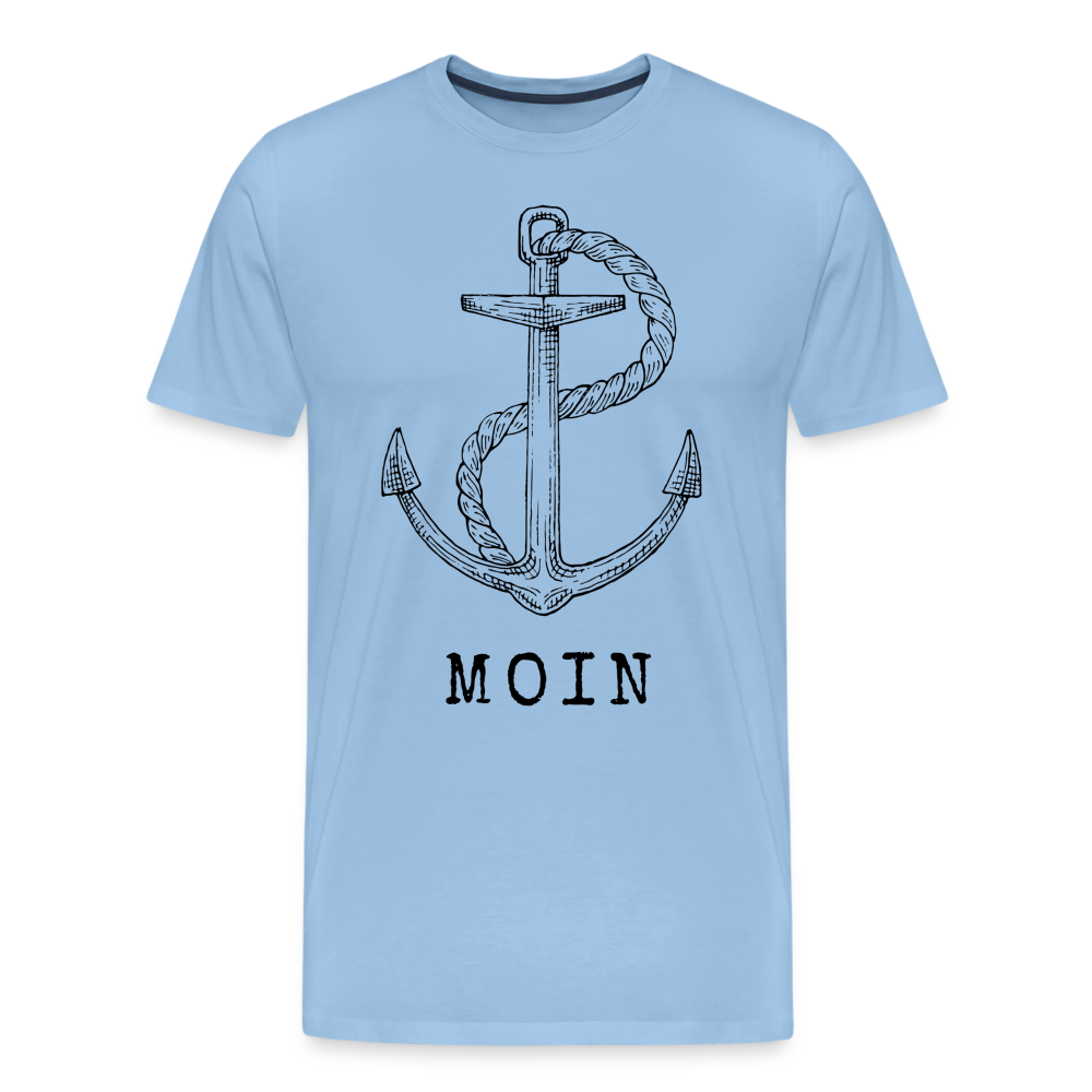 Männer Premium T-Shirt - Moin - Sky