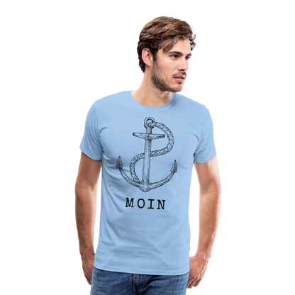 Männer Premium T-Shirt - Moin - Sky