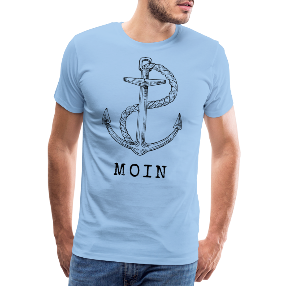 Männer Premium T-Shirt - Moin - Sky