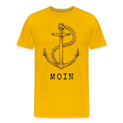 Männer Premium T-Shirt - Moin - Sonnengelb