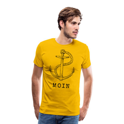 Männer Premium T-Shirt - Moin - Sonnengelb