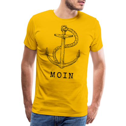 Männer Premium T-Shirt - Moin - Sonnengelb