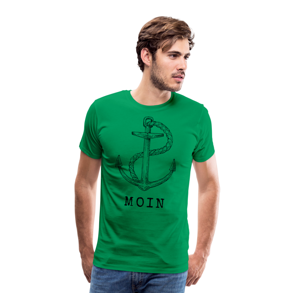 Männer Premium T-Shirt - Moin - Kelly Green