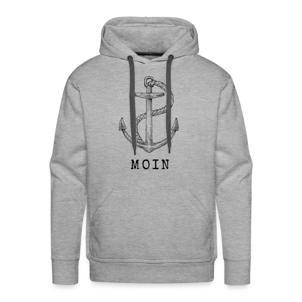 Men’s Premium Hoodie - Moin - Grau meliert