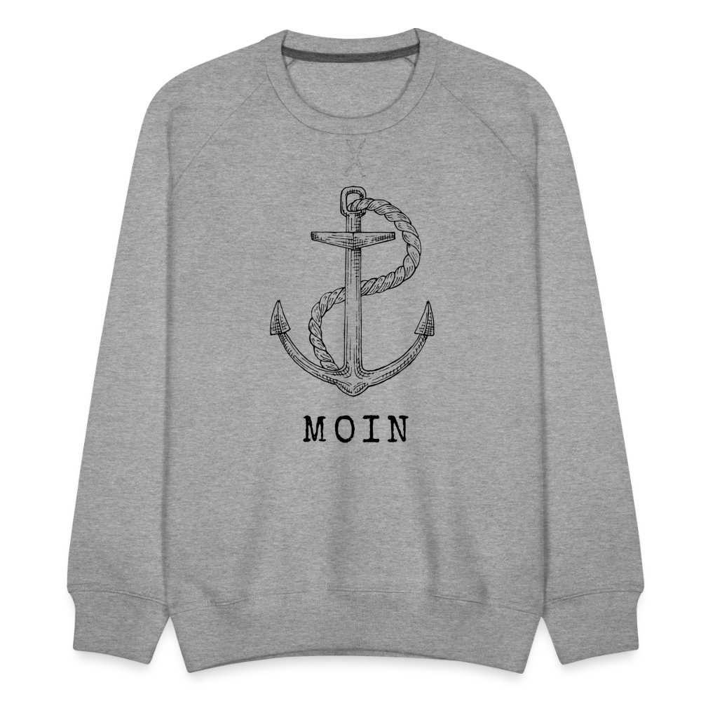 Männer Premium Pullover - Moin - Grau meliert