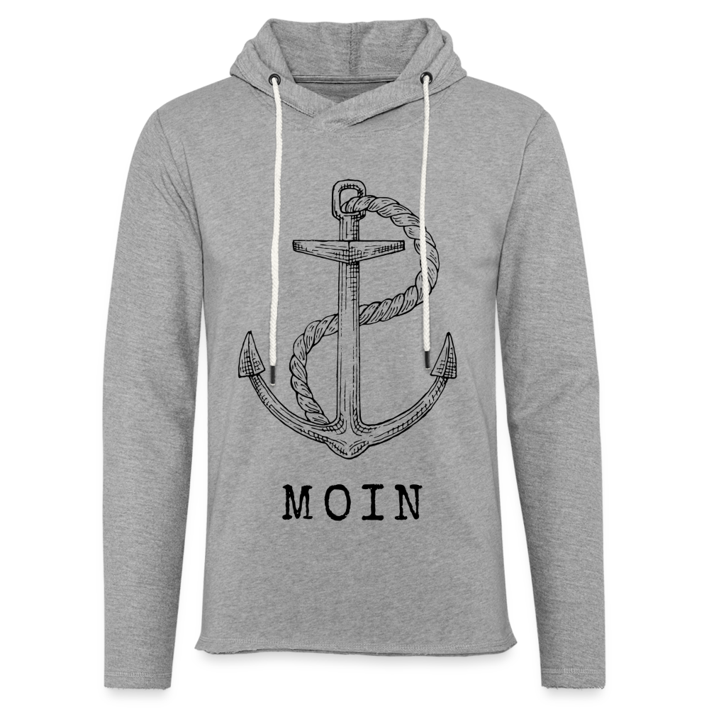 Leichtes Kapuzensweatshirt Unisex - Moin - Grau meliert