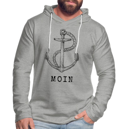 Leichtes Kapuzensweatshirt Unisex - Moin - Grau meliert