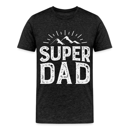 Männer Premium T-Shirt - Super DAD - Anthrazit