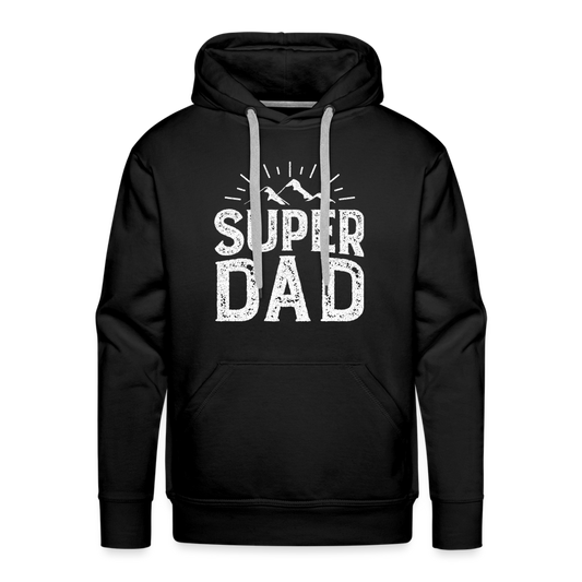 Men’s Premium Hoodie - Super DAD - Schwarz