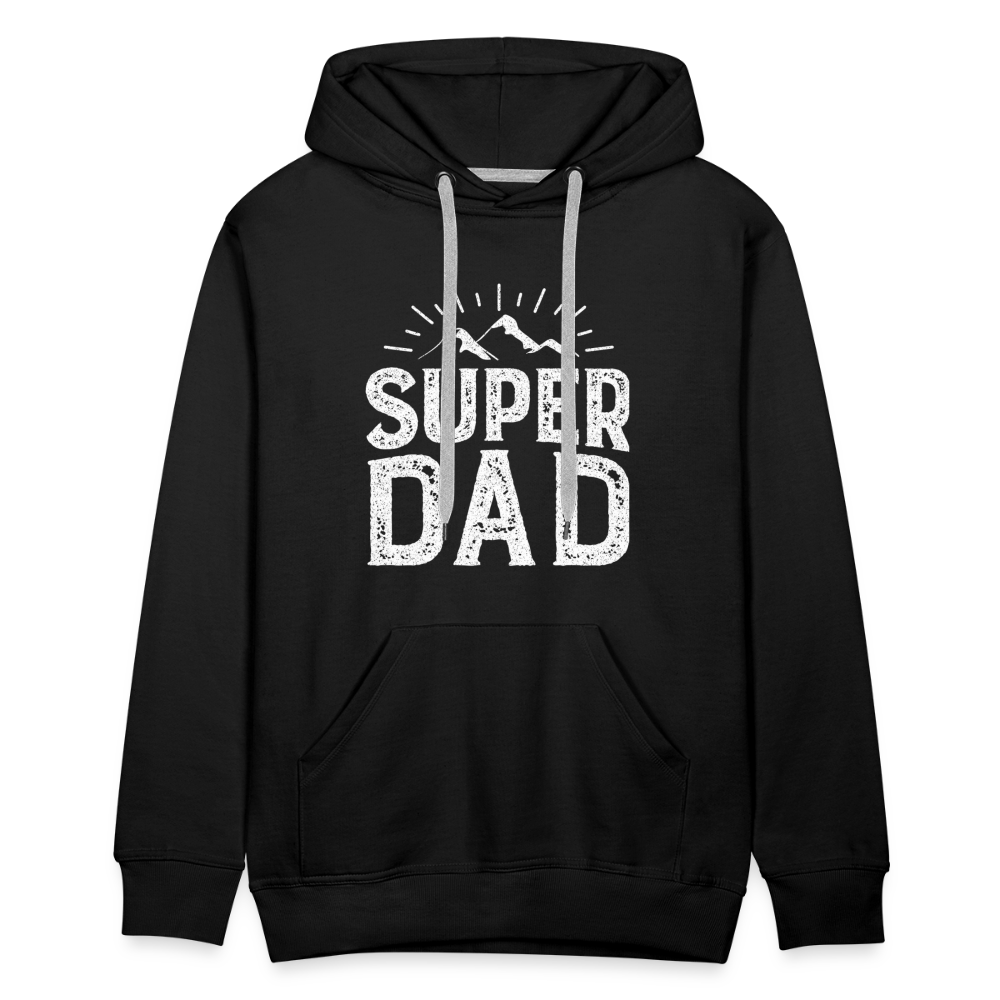 Men’s Premium Hoodie - Super DAD - Schwarz