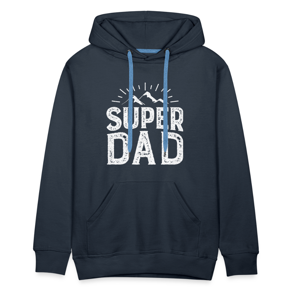 Men’s Premium Hoodie - Super DAD - Navy