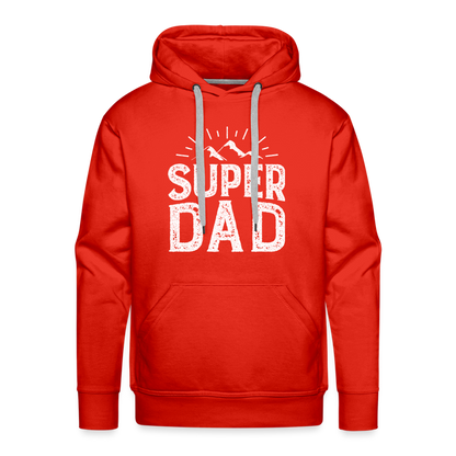 Men’s Premium Hoodie - Super DAD - Rot