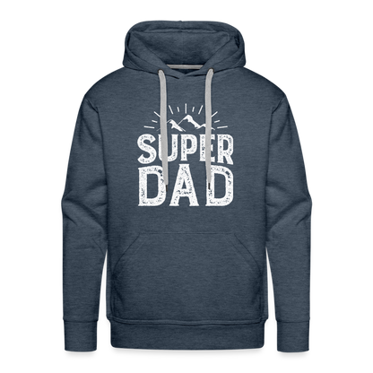 Men’s Premium Hoodie - Super DAD - Jeansblau