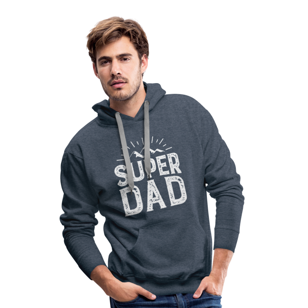 Men’s Premium Hoodie - Super DAD - Jeansblau