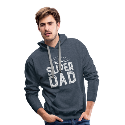 Men’s Premium Hoodie - Super DAD - Jeansblau