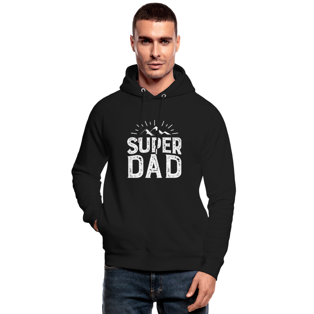 Unisex Bio-Hoodie von Stanley & Stella - Super DAD - Schwarz