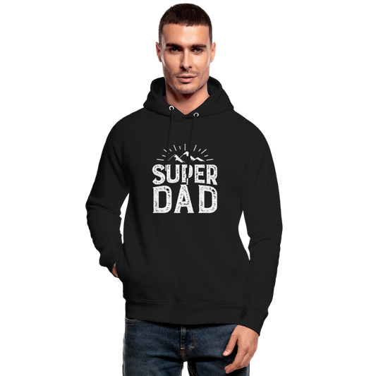 Unisex Bio-Hoodie von Stanley & Stella - Super DAD - Schwarz