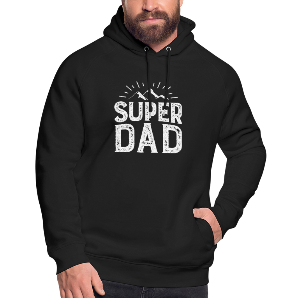 Unisex Bio-Hoodie von Stanley & Stella - Super DAD - Schwarz