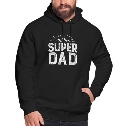 Unisex Bio-Hoodie von Stanley & Stella - Super DAD - Schwarz