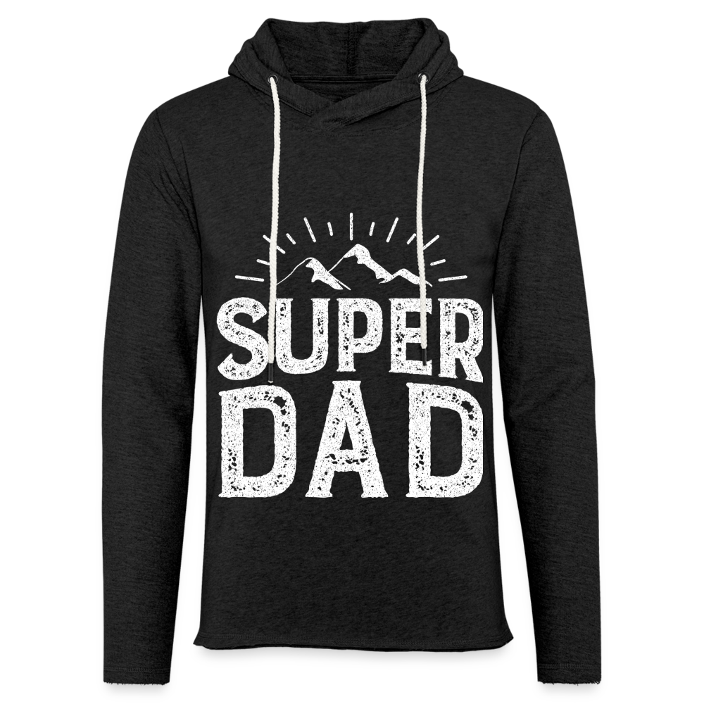 Leichtes Kapuzensweatshirt Unisex - Super DAD - Anthrazit