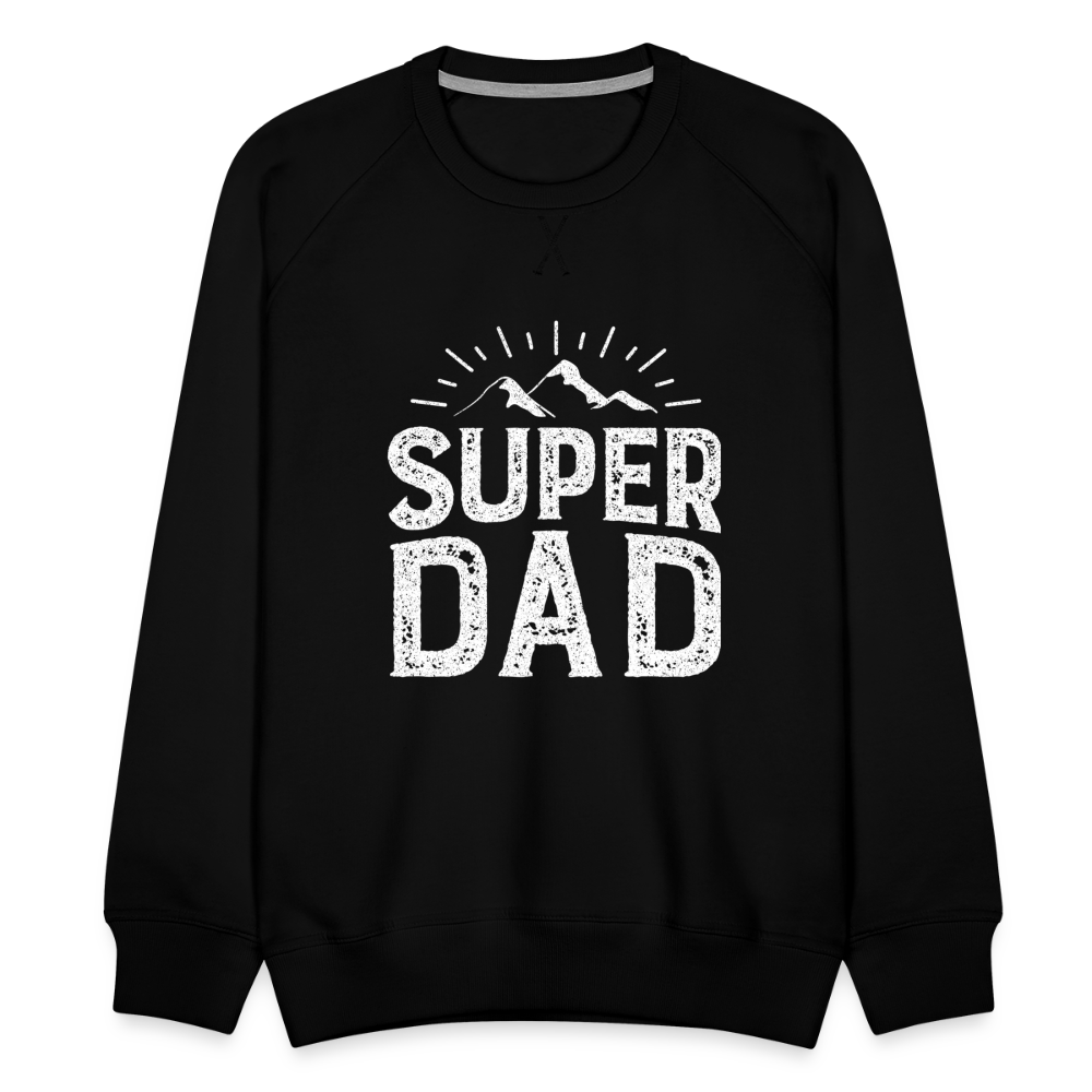 Männer Premium Pullover - Super DAD - Schwarz