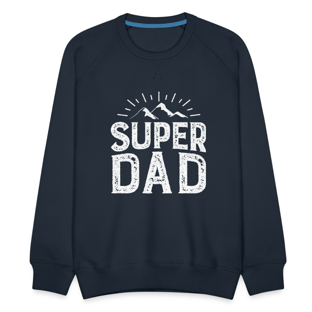 Männer Premium Pullover - Super DAD - Navy