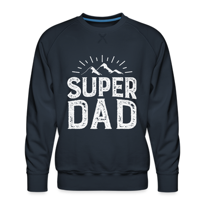 Männer Premium Pullover - Super DAD - Navy