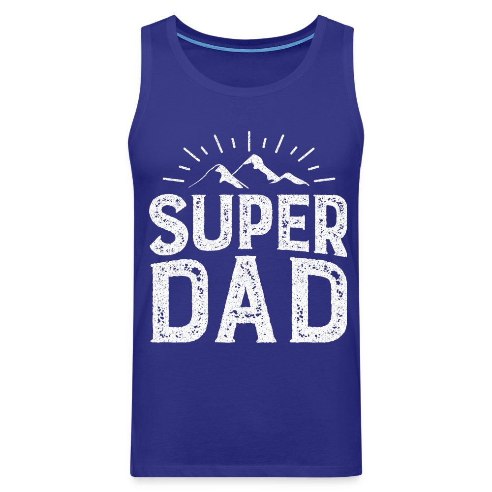 Männer Premium Tank Top - Super DAD - Königsblau