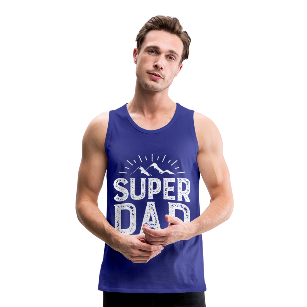 Männer Premium Tank Top - Super DAD - Königsblau