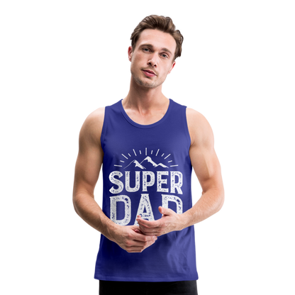 Männer Premium Tank Top - Super DAD - Königsblau