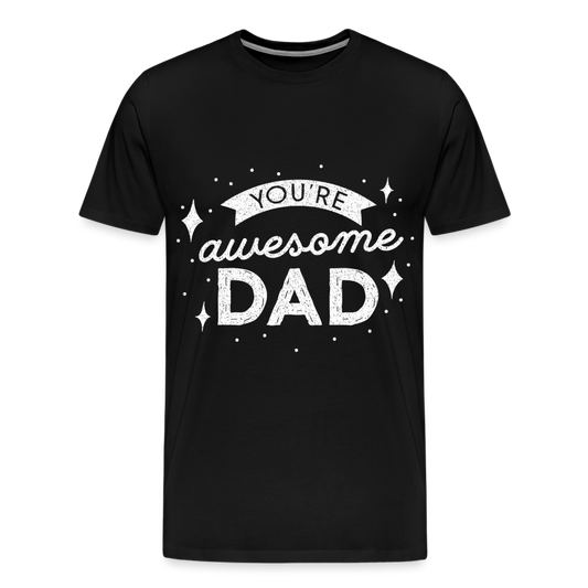 Männer Premium T-Shirt - DAD - Schwarz