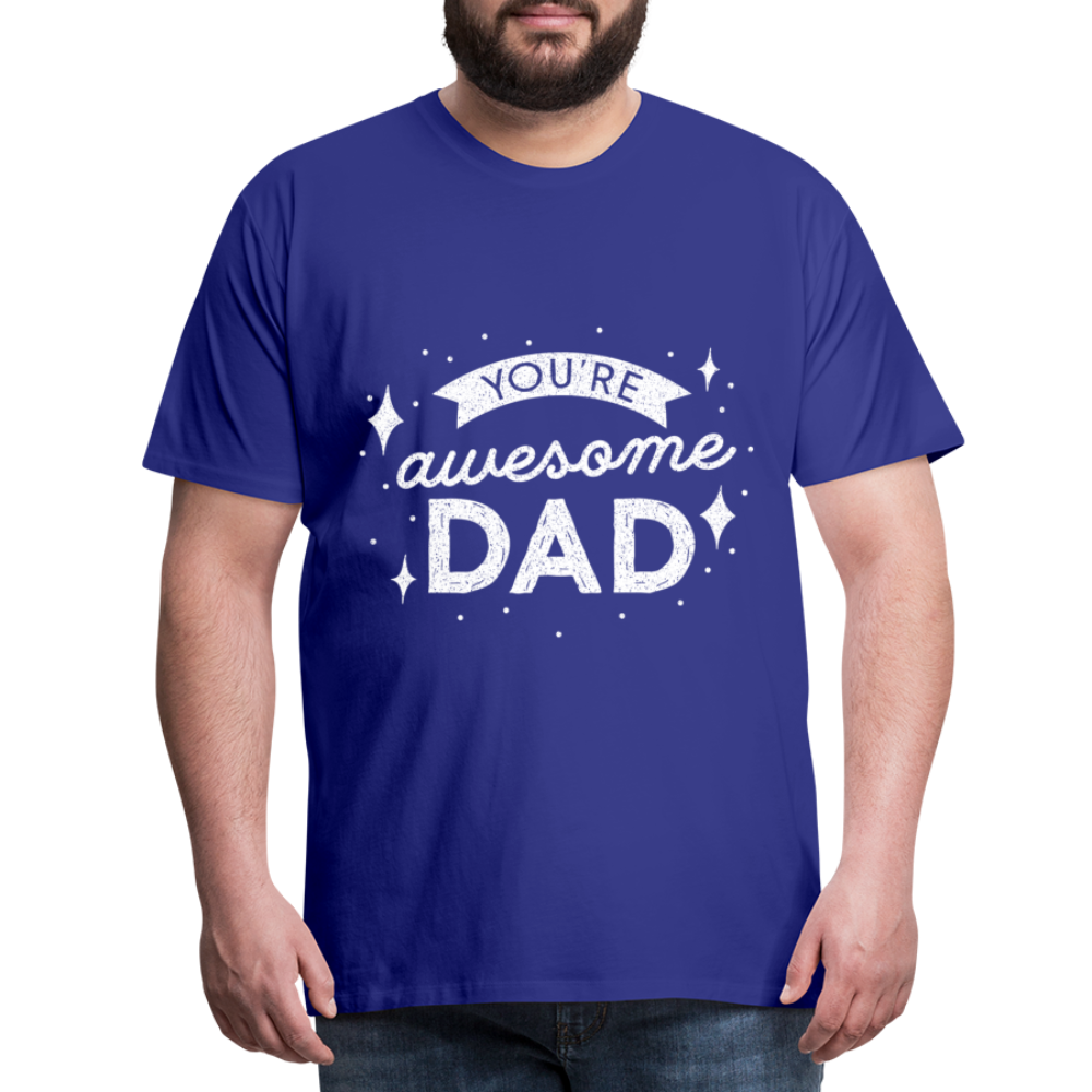 Männer Premium T-Shirt - DAD - Königsblau