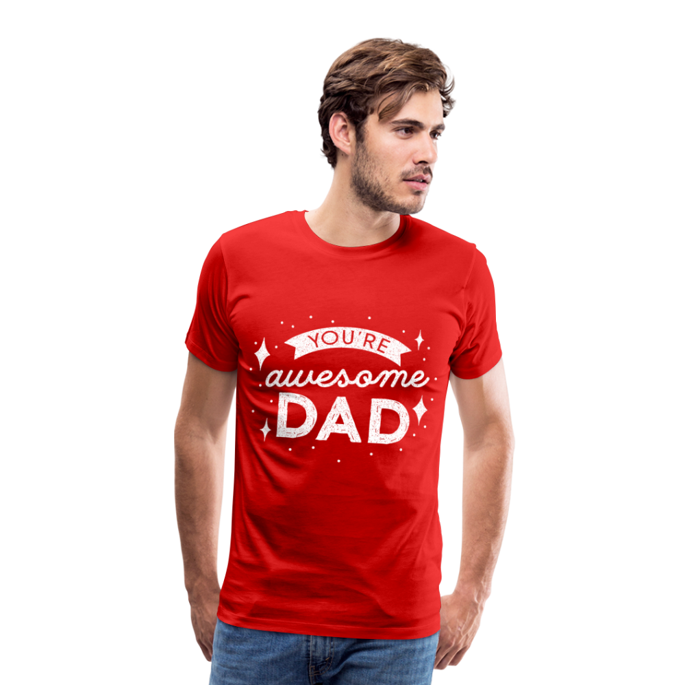 Männer Premium T-Shirt - DAD - Rot