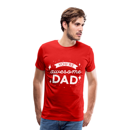 Männer Premium T-Shirt - DAD - Rot