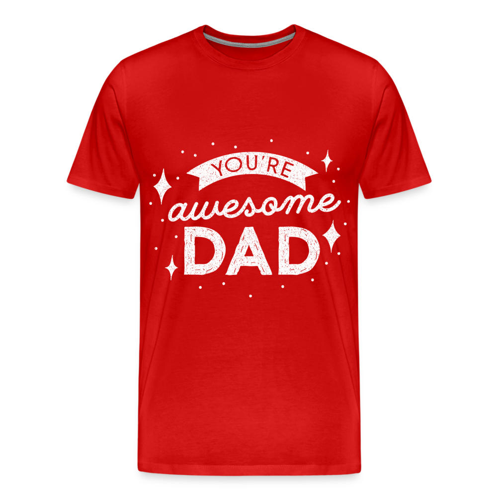 Männer Premium T-Shirt - DAD - Rot