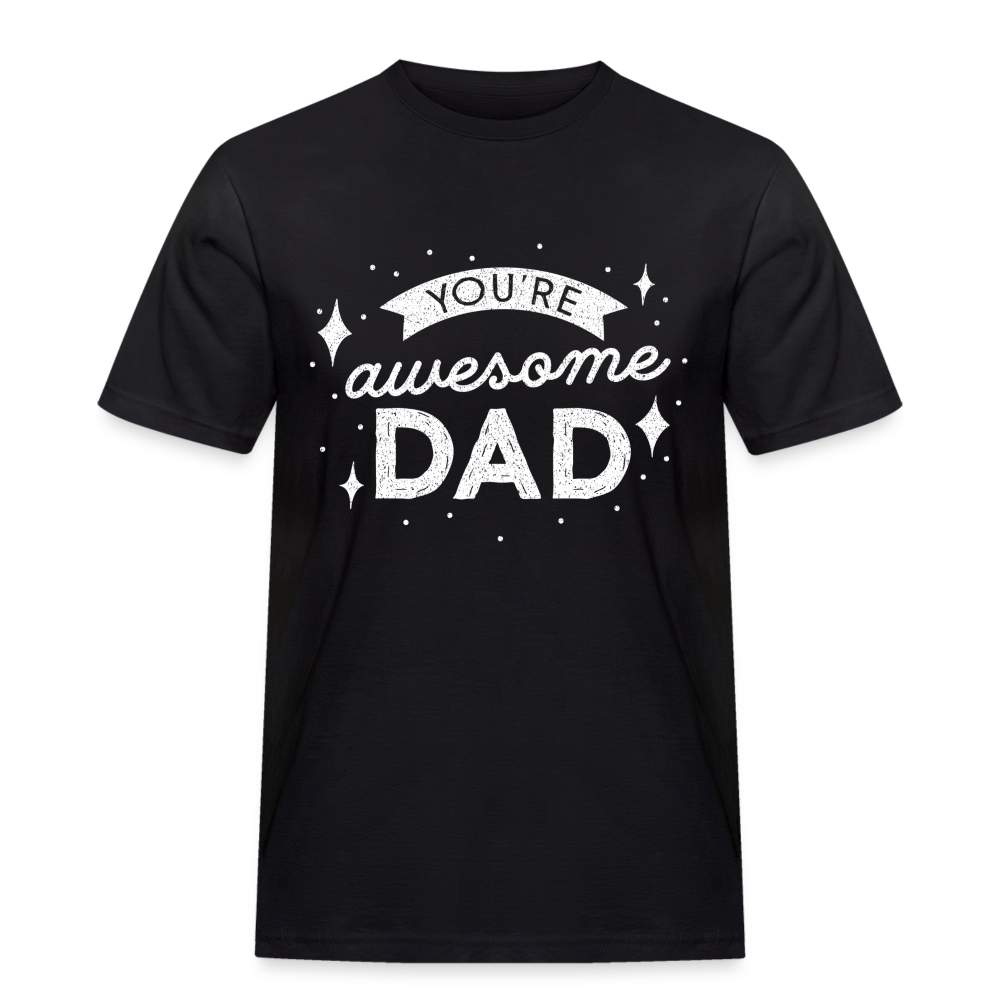 Männer Workwear T-Shirt - DAD - Schwarz