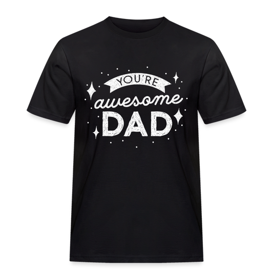 Männer Workwear T-Shirt - DAD - Schwarz