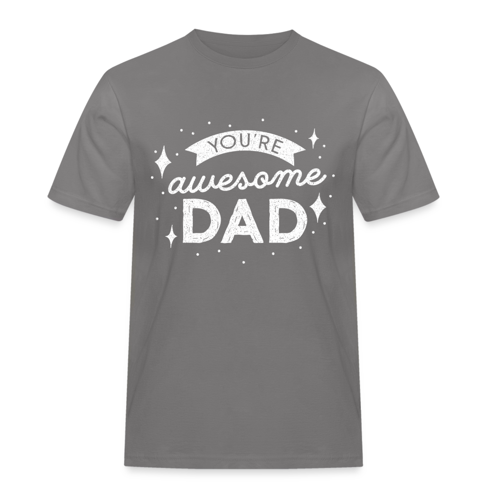 Männer Workwear T-Shirt - DAD - Grau